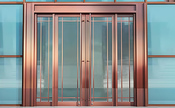 新源玻璃地弹门