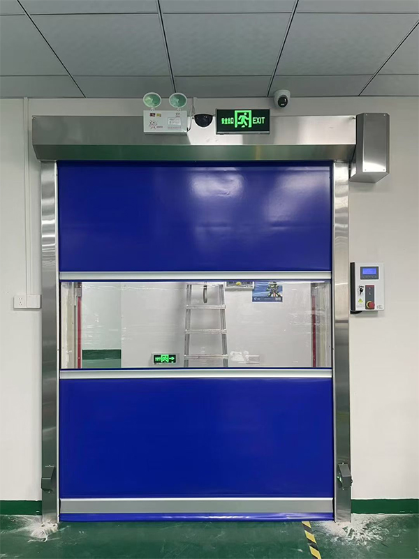 新源快速新源卷帘门在冷链物流仓储区的应用实践